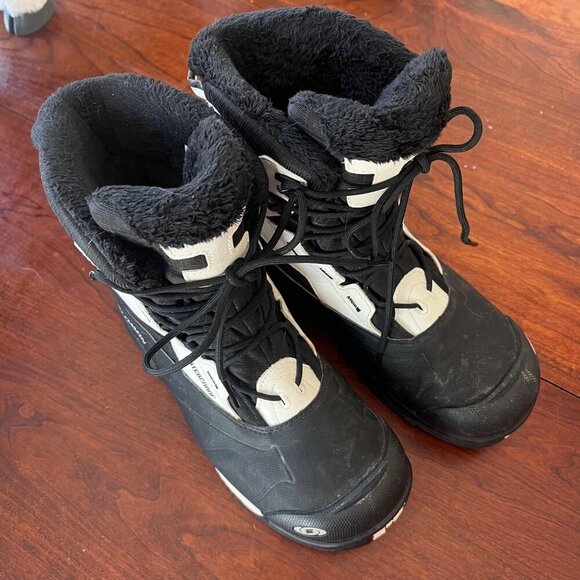 Salomon Women's Toundra Mid Waterproof Winter Aerotherm Boot- Size 7.5 - Picture 1 of 7